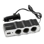 SPLITTER BRICHETA AUTO X3 PORT USB ESPERANZA - ESP-EZ124