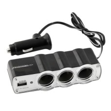 SPLITTER BRICHETA AUTO X3 PORT USB ESPERANZA - ESP-EZ124