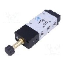 Ventil electromagnetic, 2.5...10bar, 5/2 monostabil, {{Material carcasa}}, PNEUMAT - 522 ME