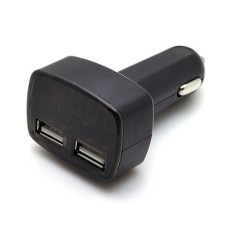 INCARCATOR AUTO 2XUSB 2.4A LCD TENSIUNE/TEMPE - OPLCRVT