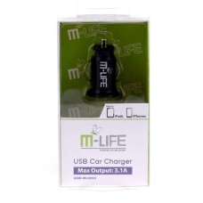 INCARCATOR AUTO USB 3.1A M-LIFE - ML0003