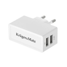 INCARCATOR RETEA DUAL USB 2.4 A KRUGER&MATZ - KM0017-2,4