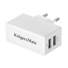 INCARCATOR RETEA DUAL USB 2.4A KRUGER&MATZ - KM0017-2.4