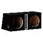 Carcasa incinta acustica, {{Destinaţie - marca autovehiculului}}, 50 + 50l, 50 + 50l, BASSER - B1250SX2 BLACK