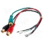 Cablu adaptor AUX, {{Destinaţie - marca autovehiculului}}, {{Destinaţie - model radioreceptor de fabrica}} - 