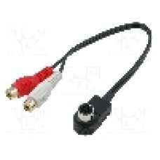 Cablu adaptor AUX, {{Destinaţie - marca autovehiculului}}, {{Destinaţie - model radioreceptor de fabrica}} - 