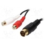 Cablu adaptor AUX, {{Destinaţie - marca autovehiculului}}, {{Destinaţie - model radioreceptor de fabrica}} - 