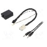 Interfata AUX, Audi, Seat, Škoda, VW, jack 3,5mm, UNI-TEC - AUX-BT-CD-QD