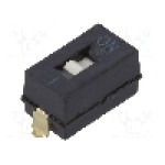 Intrerupator DIP, 2 pozitii, montare SMD, 1 sectiuni, OMRON OCB - A6SN1101 Intrerupator DIP, 2 pozitii, montare SMD, 1 sectiuni, OMRON OCB - A6SN1101