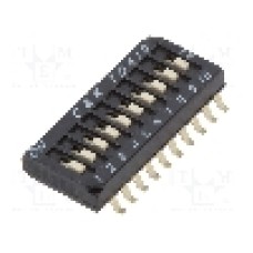 Intrerupator DIP, 2 pozitii, montare SMT, 10 sectiuni, C&K - TDA10H0SB1 Intrerupator DIP, 2 pozitii, montare SMT, 10 sectiuni, C&K - TDA10H0SB1