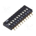 Intrerupator DIP, 2 pozitii, montare SMT, 10 sectiuni, OMRON OCB - A6H-0101 Intrerupator DIP, 2 pozitii, montare SMT, 10 sectiuni, OMRON OCB - A6H-0101