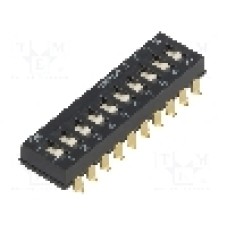 Intrerupator DIP, 2 pozitii, montare SMT, 10 sectiuni, OMRON OCB - A6SN-0101 Intrerupator DIP, 2 pozitii, montare SMT, 10 sectiuni, OMRON OCB - A6SN-0101
