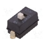 Intrerupator DIP, 2 pozitii, montare SMT, 1 sectiuni, C&K - SDA01H1SBD Intrerupator DIP, 2 pozitii, montare SMT, 1 sectiuni, C&K - SDA01H1SBD