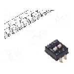 Intrerupator DIP, 2 pozitii, montare SMT, 2 sectiuni, C&K - SDA02H1SBDR Intrerupator DIP, 2 pozitii, montare SMT, 2 sectiuni, C&K - SDA02H1SBDR