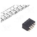 Intrerupator DIP, 2 pozitii, montare SMT, 4 sectiuni, C&K - BPA04SBR Intrerupator DIP, 2 pozitii, montare SMT, 4 sectiuni, C&K - BPA04SBR