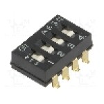 Intrerupator DIP, 2 pozitii, montare SMT, 4 sectiuni, OMRON OCB - A6SN-4101 Intrerupator DIP, 2 pozitii, montare SMT, 4 sectiuni, OMRON OCB - A6SN-4101