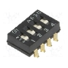 Intrerupator DIP, 2 pozitii, montare SMT, 4 sectiuni, OMRON OCB - A6SN-4101 Intrerupator DIP, 2 pozitii, montare SMT, 4 sectiuni, OMRON OCB - A6SN-4101