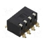 Intrerupator DIP, 2 pozitii, montare SMT, 4 sectiuni, OMRON OCB - A6SR-4101 Intrerupator DIP, 2 pozitii, montare SMT, 4 sectiuni, OMRON OCB - A6SR-4101