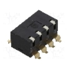 Intrerupator DIP, 2 pozitii, montare SMT, 4 sectiuni, OMRON OCB - A6SR-4101 Intrerupator DIP, 2 pozitii, montare SMT, 4 sectiuni, OMRON OCB - A6SR-4101