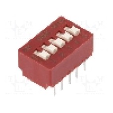 Intrerupator DIP, 2 pozitii, montare SMT, 5 sectiuni, C&K - BD05 Intrerupator DIP, 2 pozitii, montare SMT, 5 sectiuni, C&K - BD05