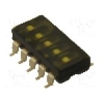 Intrerupator DIP, 2 pozitii, montare SMT, 5 sectiuni, OMRON OCB - A6S-5102-H Intrerupator DIP, 2 pozitii, montare SMT, 5 sectiuni, OMRON OCB - A6S-5102-H