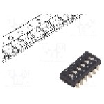 Intrerupator DIP, 2 pozitii, montare SMT, 6 sectiuni, C&K - SDA06H0SBR Intrerupator DIP, 2 pozitii, montare SMT, 6 sectiuni, C&K - SDA06H0SBR