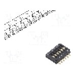 Intrerupator DIP, 2 pozitii, montare SMT, 6 sectiuni, C&K - TDA06H0SB1R Intrerupator DIP, 2 pozitii, montare SMT, 6 sectiuni, C&K - TDA06H0SB1R