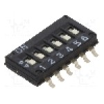 Intrerupator DIP, 2 pozitii, montare SMT, 6 sectiuni, OMRON OCB - A6H-6101 Intrerupator DIP, 2 pozitii, montare SMT, 6 sectiuni, OMRON OCB - A6H-6101