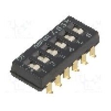 Intrerupator DIP, 2 pozitii, montare SMT, 6 sectiuni, OMRON OCB - A6SN-6101