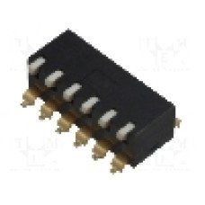 Intrerupator DIP, 2 pozitii, montare SMT, 6 sectiuni, OMRON OCB - A6SR-6104 Intrerupator DIP, 2 pozitii, montare SMT, 6 sectiuni, OMRON OCB - A6SR-6104