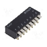 Intrerupator DIP, 2 pozitii, montare SMT, 8 sectiuni, C&K - BPA08SB Intrerupator DIP, 2 pozitii, montare SMT, 8 sectiuni, C&K - BPA08SB