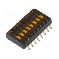 Intrerupator DIP, 2 pozitii, montare SMT, 8 sectiuni, C&K - TDA08H0SB1 Intrerupator DIP, 2 pozitii, montare SMT, 8 sectiuni, C&K - TDA08H0SB1