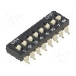 Intrerupator DIP, 2 pozitii, montare SMT, 8 sectiuni, DIPTRONICS - DM-08-V Intrerupator DIP, 2 pozitii, montare SMT, 8 sectiuni, DIPTRONICS - DM-08-V