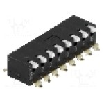 Intrerupator DIP, 2 pozitii, montare SMT, 8 sectiuni, DIPTRONICS - EPM-08-V Intrerupator DIP, 2 pozitii, montare SMT, 8 sectiuni, DIPTRONICS - EPM-08-V