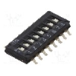 Intrerupator DIP, 2 pozitii, montare SMT, 8 sectiuni, OMRON OCB - A6H-8101 Intrerupator DIP, 2 pozitii, montare SMT, 8 sectiuni, OMRON OCB - A6H-8101