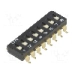 Intrerupator DIP, 2 pozitii, montare SMT, 8 sectiuni, OMRON OCB - A6S-8101-H Intrerupator DIP, 2 pozitii, montare SMT, 8 sectiuni, OMRON OCB - A6S-8101-H