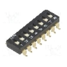 Intrerupator DIP, 2 pozitii, montare SMT, 8 sectiuni, OMRON OCB - A6S-8101-H