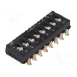 Intrerupator DIP, 2 pozitii, montare SMT, 8 sectiuni, OMRON OCB - A6SN-8101 Intrerupator DIP, 2 pozitii, montare SMT, 8 sectiuni, OMRON OCB - A6SN-8101
