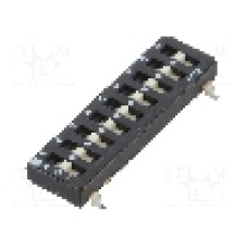 Intrerupator DIP, 2 pozitii, montare SMT, 9 sectiuni, ECE - ETS109LTZ