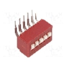 Intrerupator DIP, 2 pozitii, montare SMT, verticala, 5 sectiuni, C&K - BD05AV Intrerupator DIP, 2 pozitii, montare SMT, verticala, 5 sectiuni, C&K - BD05AV