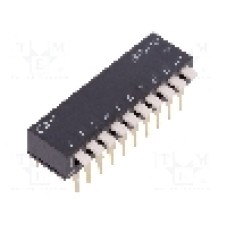 Intrerupator DIP, 2 pozitii, montare THT, 10 sectiuni, C&K - BPA10B Intrerupator DIP, 2 pozitii, montare THT, 10 sectiuni, C&K - BPA10B