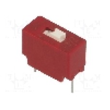 Intrerupator DIP, 2 pozitii, montare THT, 1 sectiuni, C&K - BD01