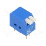 Intrerupator DIP, 2 pozitii, montare THT, 2 sectiuni, NINIGI -  Intrerupator DIP, 2 pozitii, montare THT, 2 sectiuni, NINIGI -