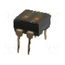 Intrerupator DIP, 2 pozitii, montare THT, 2 sectiuni, OMRON OCB - A6T-2102