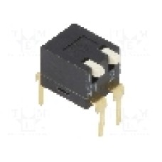 Intrerupator DIP, 2 pozitii, montare THT, 2 sectiuni, OMRON OCB - A6TR2104