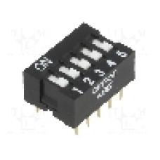 Intrerupator DIP, 2 pozitii, montare THT, 5 sectiuni, OMRON OCB - A6E-5101-N