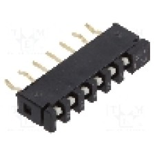 Intrerupator DIP, 2 pozitii, montare THT, 6 sectiuni, C&K - SPA06B