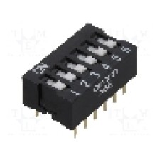 Intrerupator DIP, 2 pozitii, montare THT, 6 sectiuni, OMRON OCB - A6E-6101-N