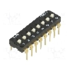 Intrerupator DIP, 2 pozitii, montare THT, 8 sectiuni, NINIGI - 