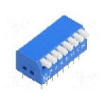 Intrerupator DIP, 2 pozitii, montare THT, 8 sectiuni, NINIGI -  Intrerupator DIP, 2 pozitii, montare THT, 8 sectiuni, NINIGI -